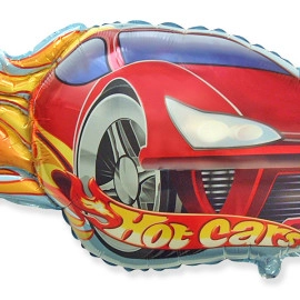 Гоночна тачка червона 901748 Фольга