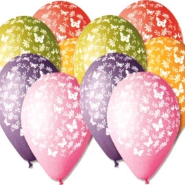 12 пастель ас. з мал.GS 110/12" "МЕТЕЛИКИ, ГІЛОЧКИ-ЛИСТОЧКИ" (Італія)  (100шт/уп)