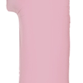 Цифра 1 Flexmetal ПАСТЕЛЬ РОЖЕВА ( 901761 RS )