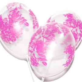 12 кристал 00 прозорий з мал. "ТРОЯНДА РОЖЕВА" (100шт/уп) РОЗПРОДАЖ