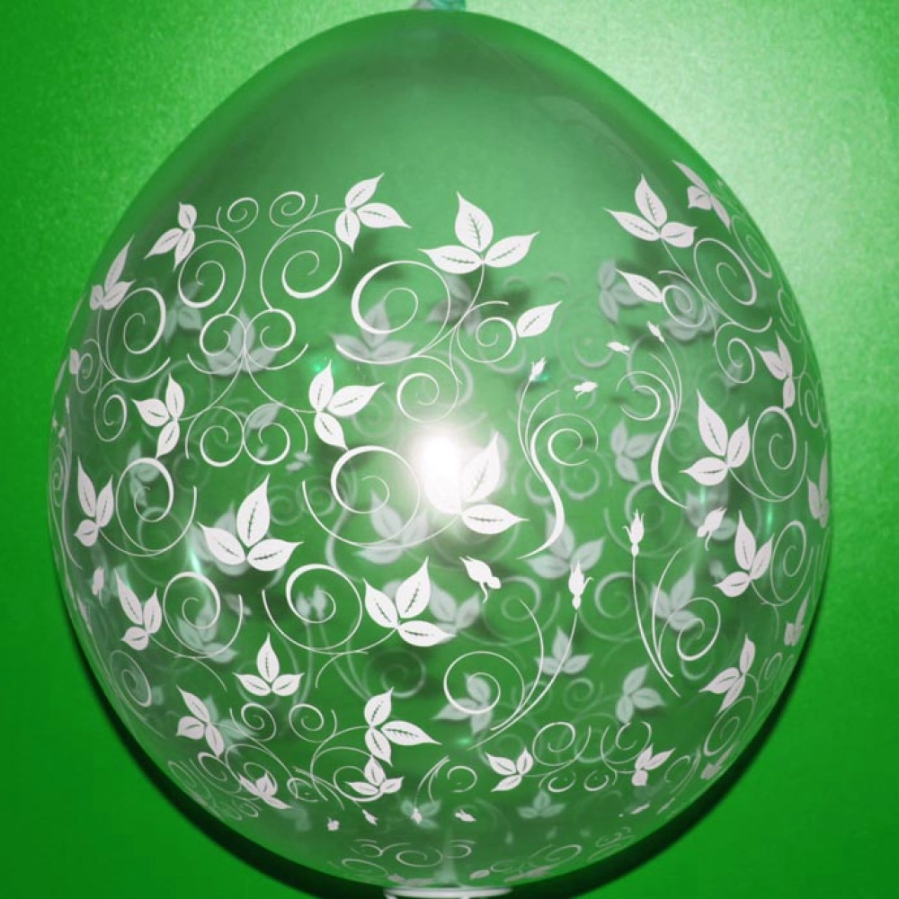 18 кристал 00 прозорий з мал. "ЛИСТЯ" GS18