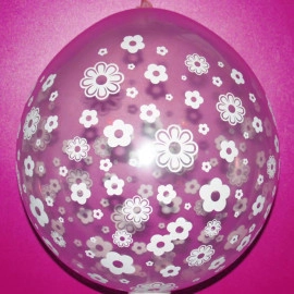 18 кристал 00 прозорий з мал. "КВІТОЧКИ" GS18