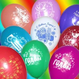 12 пастель ас. з мал. "С НОВЫМ ГОДОМ" (100шт/уп)