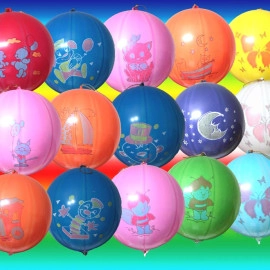 Панч-бол пастель з мал. асорті Італія (GPBD1)