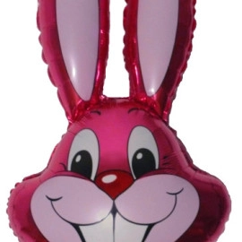 Заєць міні *14 902537 Фольга фуксія