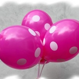 12 пастель 07 фуксія з мал. "ПОЛЬКА" (100шт/уп)