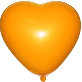 Серце 6" пастель 04 помаранчевий (CR6)