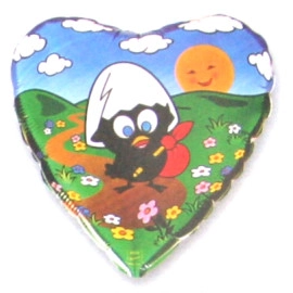 201547 Серце 18" (фольга) з мал. РОЗПРОДАЖ
