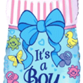 Пляшечка 35/18* 901644 блакитна Фольга