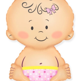 Малюк ДІВЧИНКА міні *14 902752 Фольга