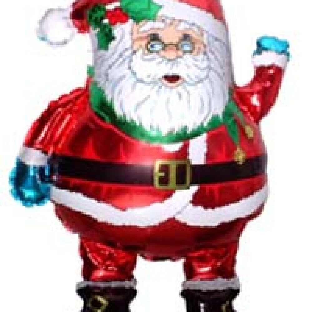 Санта Клаус з піднятою рукою  901517 Фольга