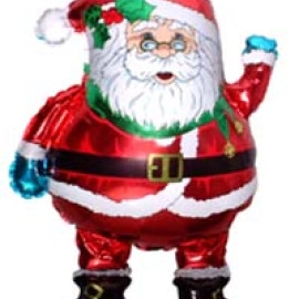 Санта Клаус з піднятою рукою  901517 Фольга