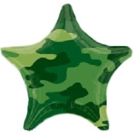 А-15978-02 18" Зірка КАМУФЛЯЖНА Фольга Anagram