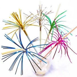 Трубочка коктейльна дощик (1 упх100 шт) 1 шт.