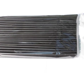 Трубочки для коктейлю (чорні), 1шт