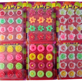 Свічка декоротивна (квіти 12 шт.)