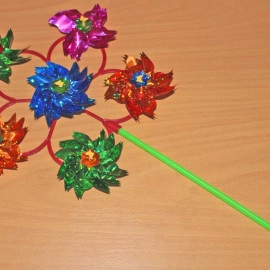 Вітрячок 6-зірок (голографічний) 5грн