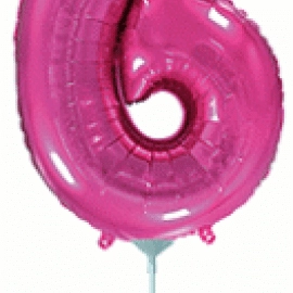 Цифра 6 Міні Flexmetal ФУКСІЯ (902766F) з клапаном