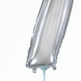 Цифра 7 Міні Flexmetal СРІБЛО (902767P) з клапаном