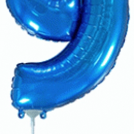 Цифра 9 Міні Flexmetal СИНЯ (902769A) з клапаном