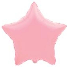 18" зірка б/м пастель рожевий 301500 RS фольга