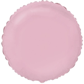 18" круг б/м пастель рожевий 401500 RS  фольга