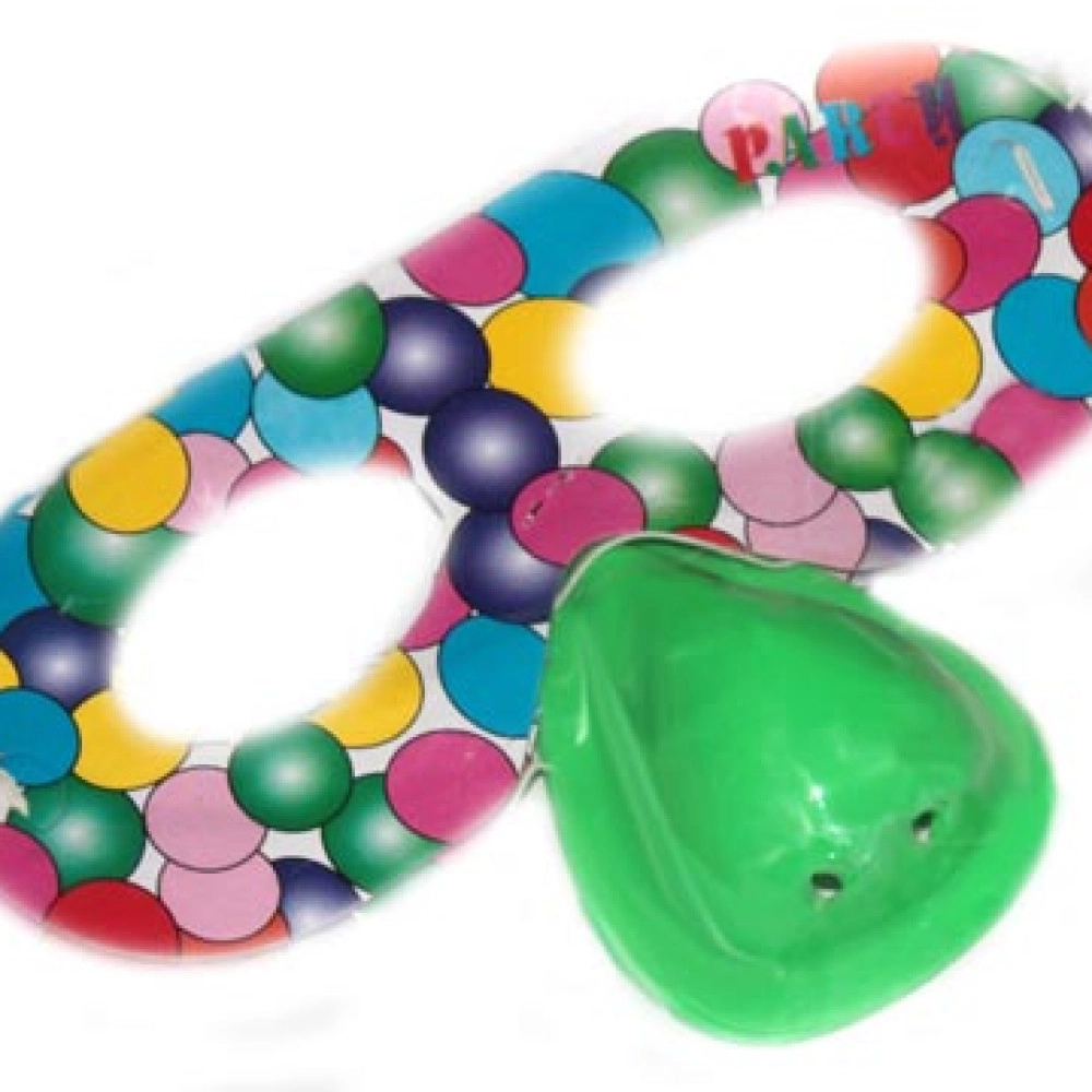 Маска паперова з носом