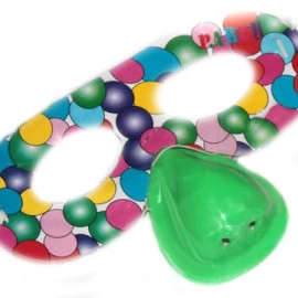 Маска паперова з носом