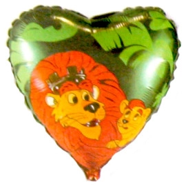 201523 Серце 18" (фольга) з мал. РОЗПРОДАЖ