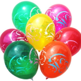 12 кристал ас. з мал. "САЛЮТ" (кольоровий) (100шт/уп)