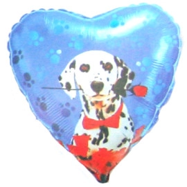 201527 Серце 18" (фольга) з мал.