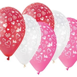 12 пастель ас. з мал.GS 110/12" "СЕРЦЯ" (3 кольори Італія) (100шт/уп) 11921-073-80