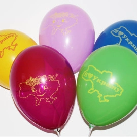 12 пастель ас. з мал. "Я ЛЮБЛЮ УКРАЇНУ" (100шт/уп)