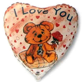 201534 Серце 18" (фольга) з мал.