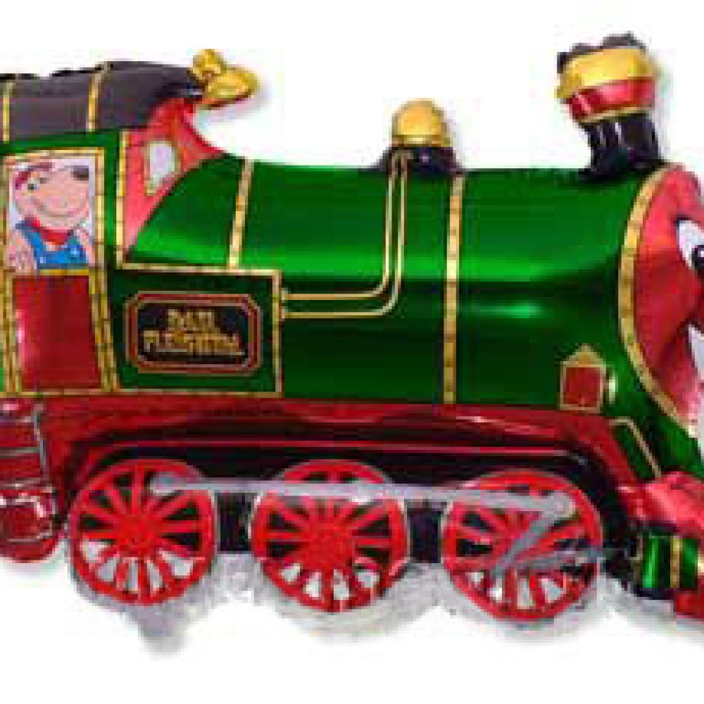 Потяг міні *14 902689 Фольга зелений