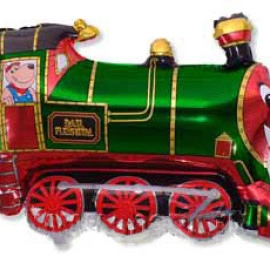 Потяг міні *14 902689 Фольга зелений