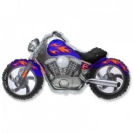 Мотобайк (без водія) міні *14 902731 Фольга синій