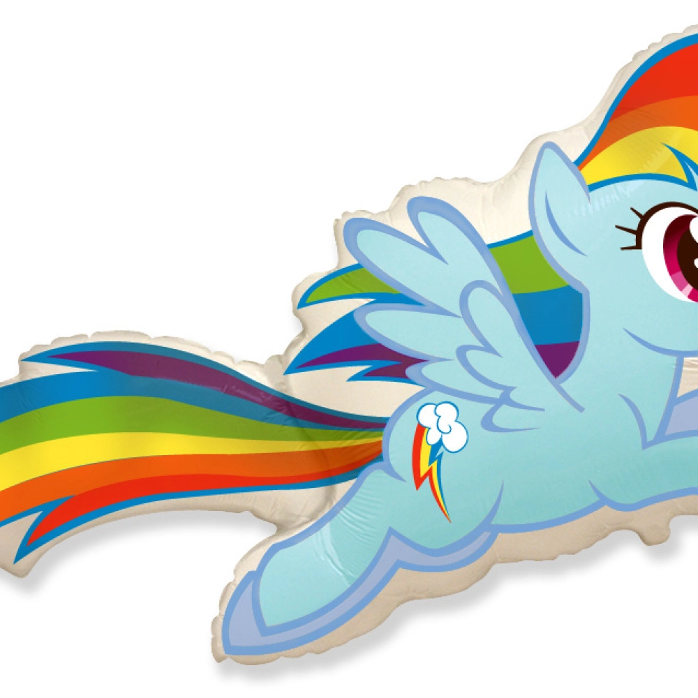 Поні Рейнбов Деш  Веселка міні *14 902739 Фольга