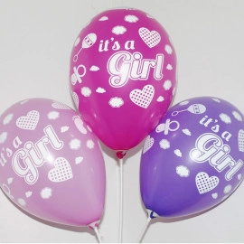 12 пастель ас. з мал.GS 110/12" "Стопа дівчинки" шовкографія (Італія) (100шт/уп)