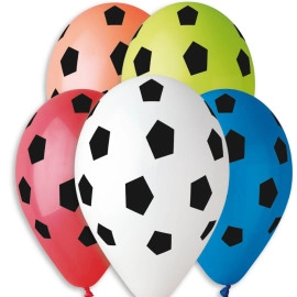 12 пастель ас. з мал.GS 110/12"  "Футбол" шовкографія #170  (Італія) (100шт/уп)