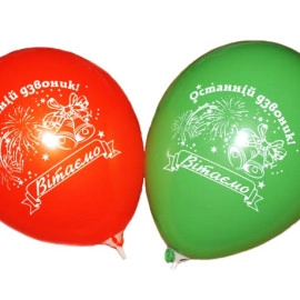 12 пастель ас з мал. випускник "ОСТАННІЙ ДЗВОНИК" 1+1 (100шт/уп)