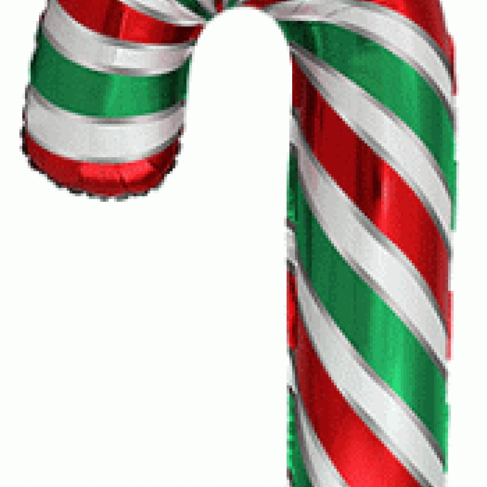 Льодяник тростина, зелений/червоний 901844VE Фольга