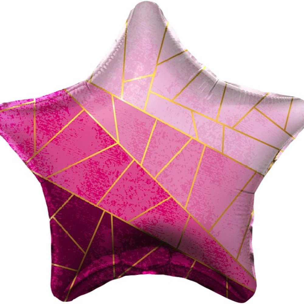 757642 19* зірка з малюнком Диагонали Agura