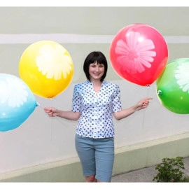 19 пастель ас. з мал. "РОМАШКА" (50шт/уп)