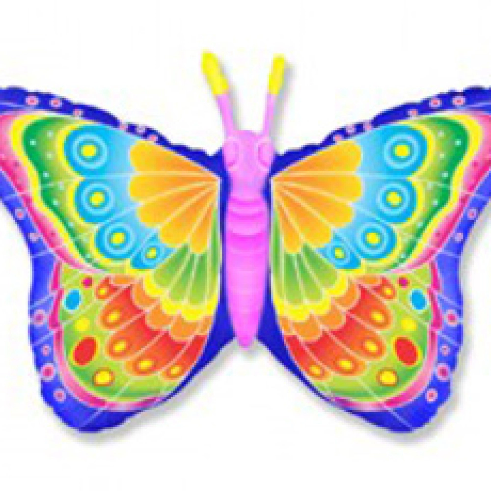 Метелик кокетка 901721 Фольга фуксія