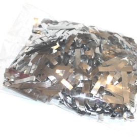 Конфетті СМУЖКИ тонкі срібні (1уп.=100 гр.)