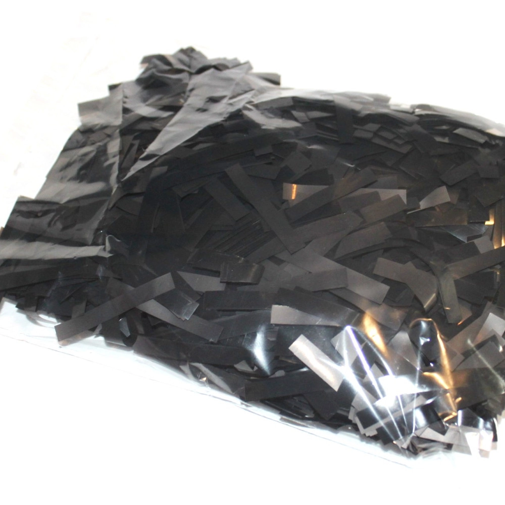 Конфетті СМУЖКИ тонкі чорні (1уп.=100 гр.)