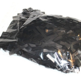 Конфетті СМУЖКИ тонкі чорні (1уп.=100 гр.)