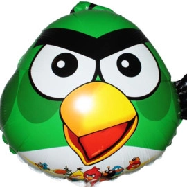 Китай еластопластик ЕНГРІ БЬОРДС Зелена Птаха кулька 19"(46см)х17"(43см)