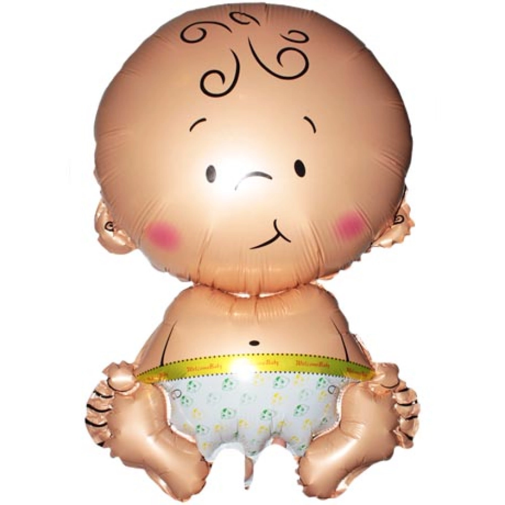 Китай МАЛЮК ХЛОПЧИК кулька фольгована  19"(50см)х29"(75см)